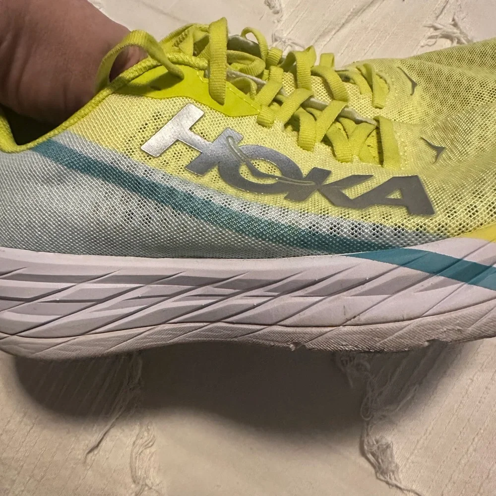 Hoka Neon Yellow Athletic Shoes - Picture 9 of 9